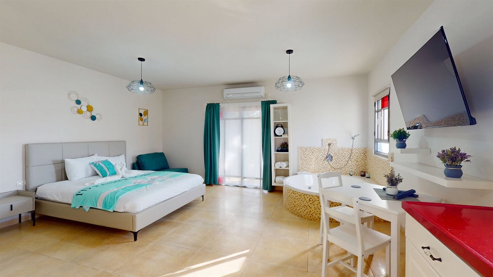 צימרים לפי שעה בחד נס - סוויטות טיפאני